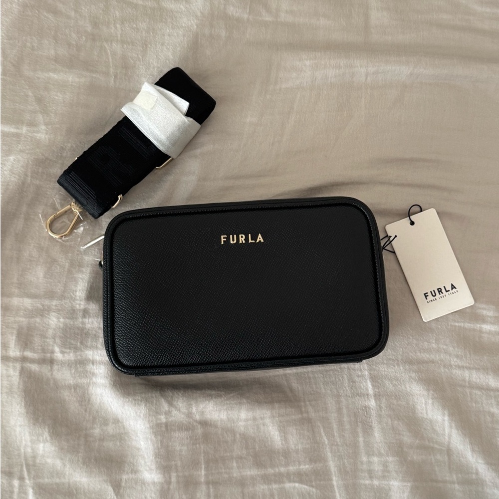 Furla Black Classic Crossbody Bag
